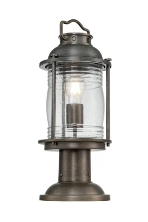Spedito Oggi Lampioncino da giardino in alluminio e diffusore in vetro - 60W - IP44