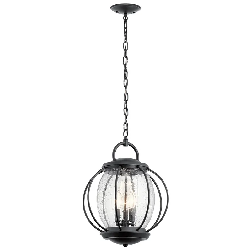 Prezzo Basso Lanterna a catena grande da esterno a 3 luci dal design industrial - 60W - IP44