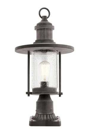 Super Prezzo Lampioncino da giardino in alluminio e diffusore in vetro design industrial - 100W - IP44