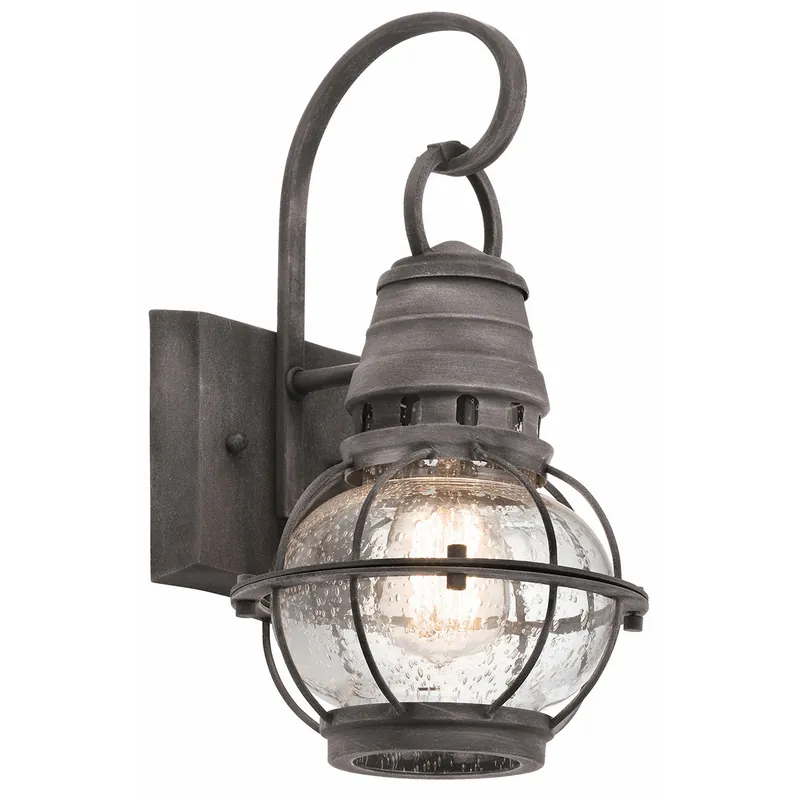 Lanterna da parete piccola da esterni a 1 luce dal design industrial - 60W - IP44 Scelto Dai Clienti