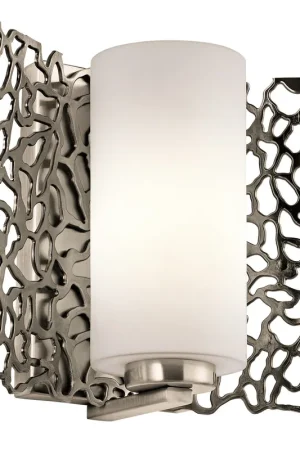 Promozione Esclusiva Applique da parete con diffusore in vetro a 1 luce dal design moderno - 100W - IP20