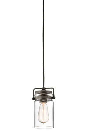 Promo Stagionale Lampada a sospensione in acciaio con un diffusore in vetro dal design industrial - 60W - IP20