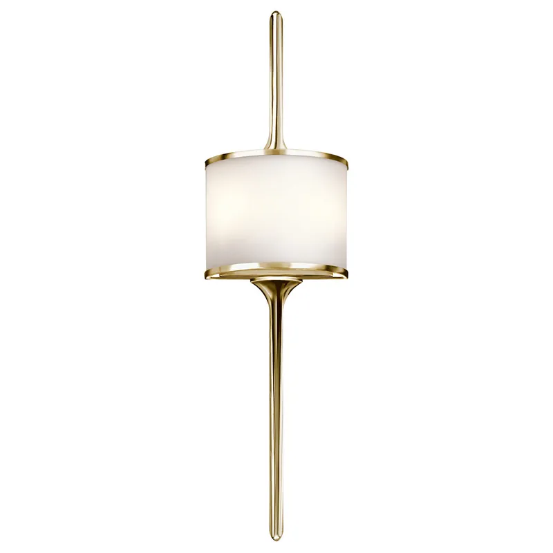Consegna Rapida Lampada da parete grande in acciaio per bagno con diffusore in vetro a LED G9 - 3W - IP44