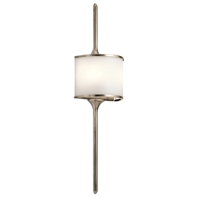 A Buon Prezzo Lampada da parete grande in acciaio per bagno con diffusore in vetro a LED G9 - 3W - IP44