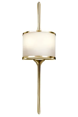 A Buon Prezzo Lampada da parete piccola in acciaio per bagno con diffusore in vetro a LED G9 - 3W - IP44