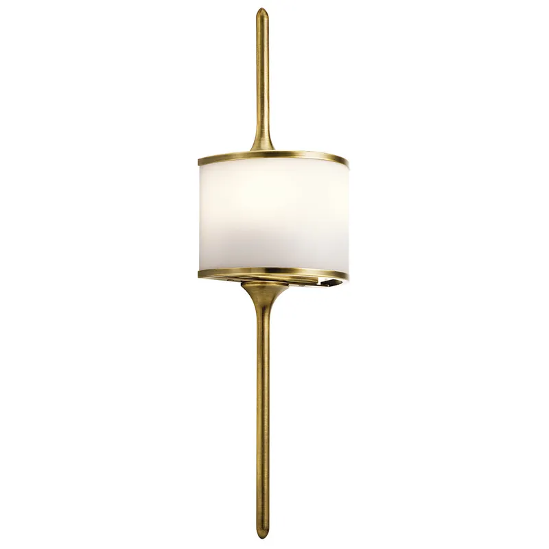 Lampada da parete piccola in acciaio per bagno con diffusore in vetro a LED G9 - 3W - IP44 Prezzo Basso