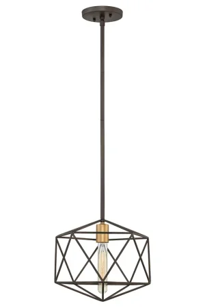 Lampada a sospensione singola in bronzo diffusore a 1 luce dal design moderno - 100W - IP20 Acquista Ora