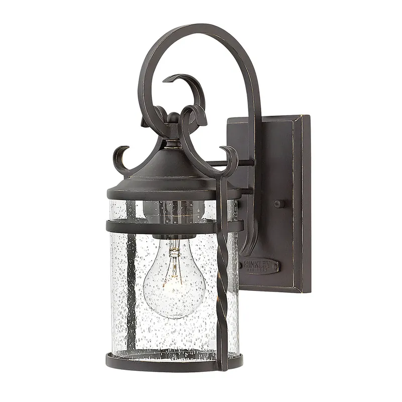 Ultima Occasione Lanterna da parete per esterni con diffusore piccolo in vetro a 1 luce - 60W - IP44