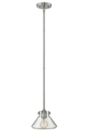 Lampada a sospensione design moderno in acciaio diffusore in vetro trasparente - 100W - IP20 Occasione