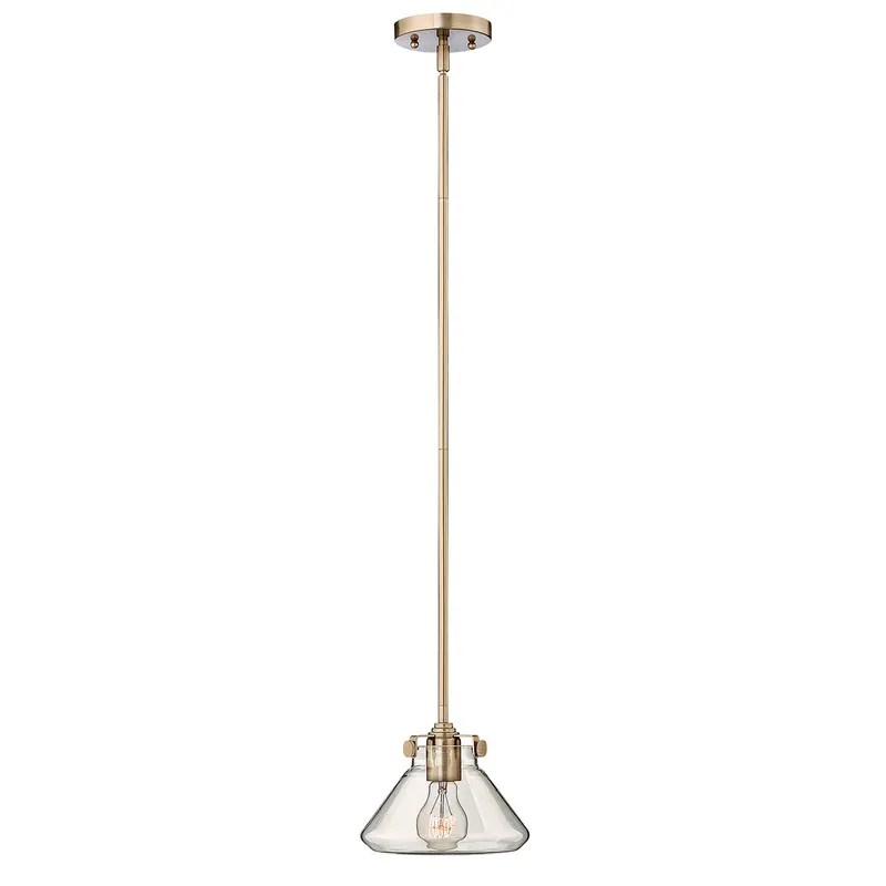 Lampada a sospensione design moderno in acciaio diffusore in vetro trasparente - 100W - IP20 Compra Online