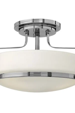 Lampada da soffitto piccola moderna in acciaio con diffusore in vetro a 3 luci - 60W - IP20 Solo Oggi