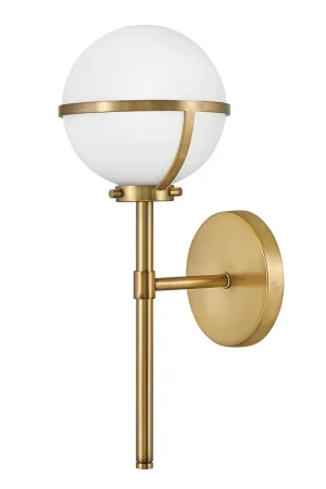 Lampada a parete in acciaio diffusore in vetro semitrasparente da design moderno - 60W - Ip44 Offerta Speciale