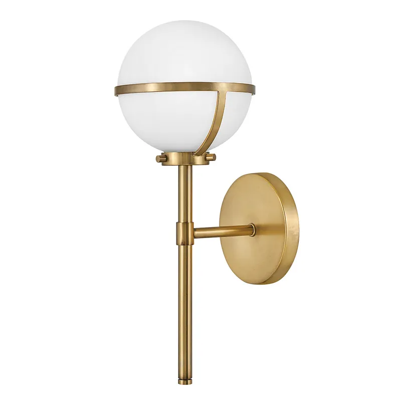Lampada a parete in acciaio diffusore in vetro semitrasparente da design moderno - 60W - Ip44 Offerta Speciale