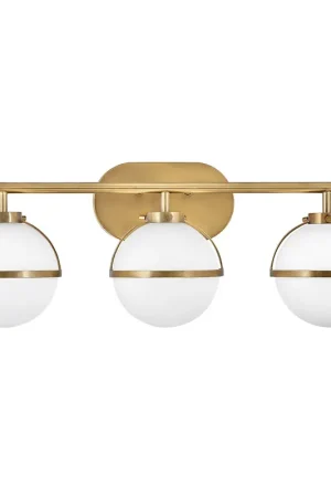Lampada a parete in acciaio 3 diffusori in vetro semitrasparente design moderno - 60W - IP44 Compra Oggi Stesso