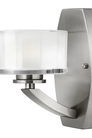Compra Online Lampada da parete in acciaio con diffusore in vetro a 1 luce a LED G9 - 3W - IP20