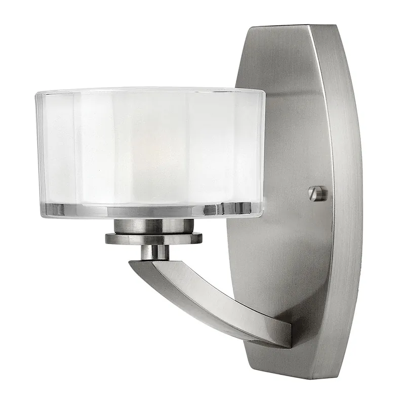 Compra Online Lampada da parete in acciaio con diffusore in vetro a 1 luce a LED G9 - 3W - IP20