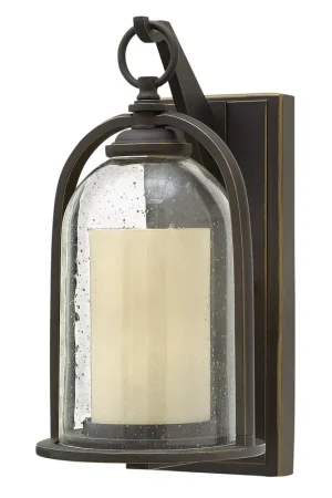 Di Tendenza Applique da parete per esterni in alluminio con diffusore in vetro a 1 luce - 100W - IP44