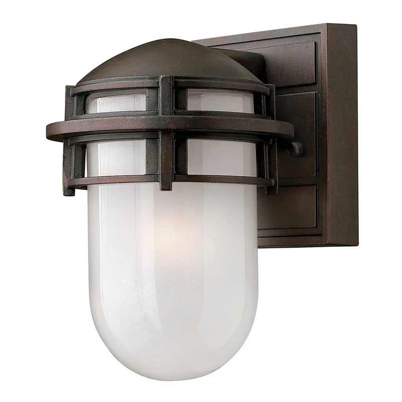 Vendita Finale Lanterna a parete da esterno in alluminio e diffusore in vetro a 1 luce - 60W - IP44