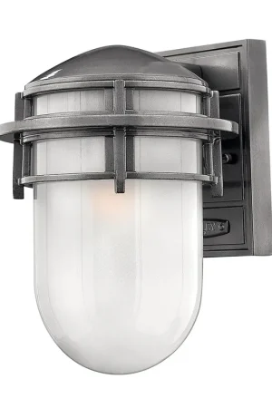 Vendita Finale Lanterna a parete media da esterno in alluminio e diffusore in vetro a 1 luce - 60W - IP44