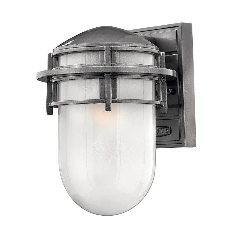 Vendita Finale Lanterna a parete media da esterno in alluminio e diffusore in vetro a 1 luce - 60W - IP44