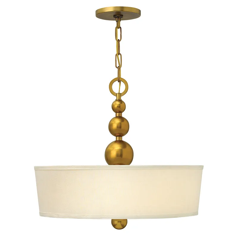 Solo Oggi Lampada a sospensione in acciaio diffusore in tessuto e vetro dal design moderno - 60W - IP20