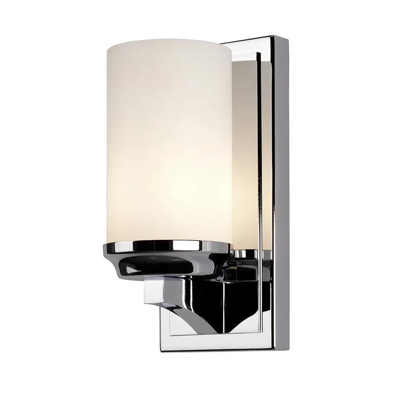Applique da parete piccola per bagno con diffusore in vetro a 1 luce LED - 3W - IP44 Offerta Speciale