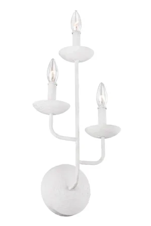 Applique moderna da parete in acciaio con diffusori senza paralumi a 3 luci - 40W - IP20 Non Perdere