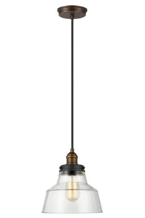 Lampada a sospensione con diffusore a singola luce dal design industrial - 60W - IP20 Di Tendenza