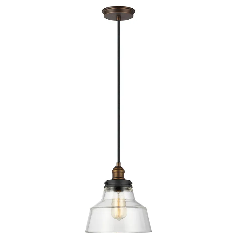Lampada a sospensione con diffusore a singola luce dal design industrial - 60W - IP20 Di Tendenza