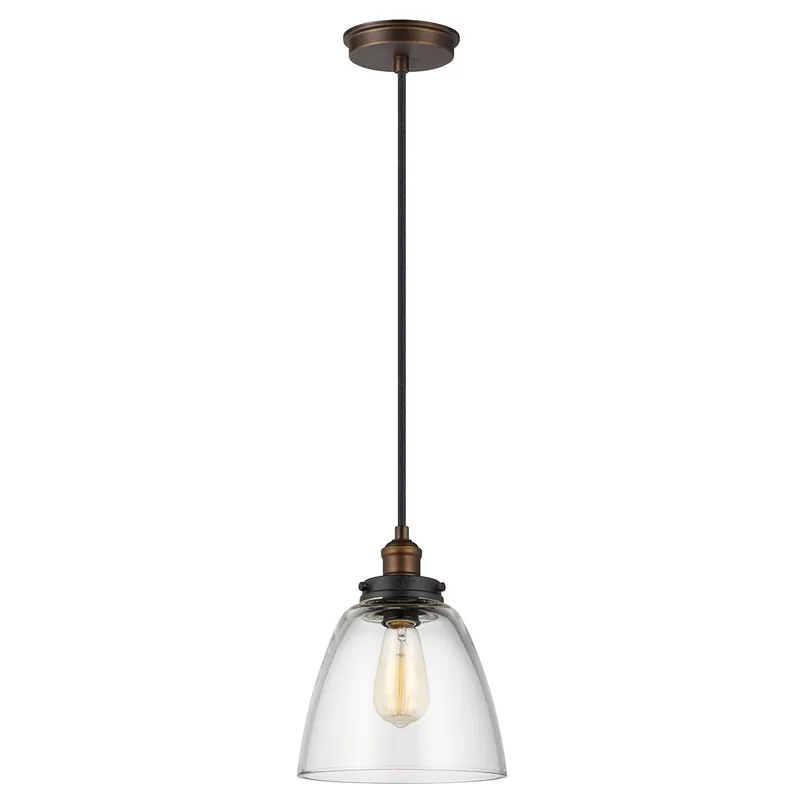 Lampada a sospensione con diffusore grande a singola luce dal design industrial - 60W - IP20 Subito Disponibile