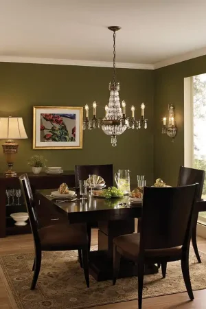 Lampadario grande in stile classico in acciaio e in cristallo a 6 luci - 60W - IP20 A Buon Prezzo