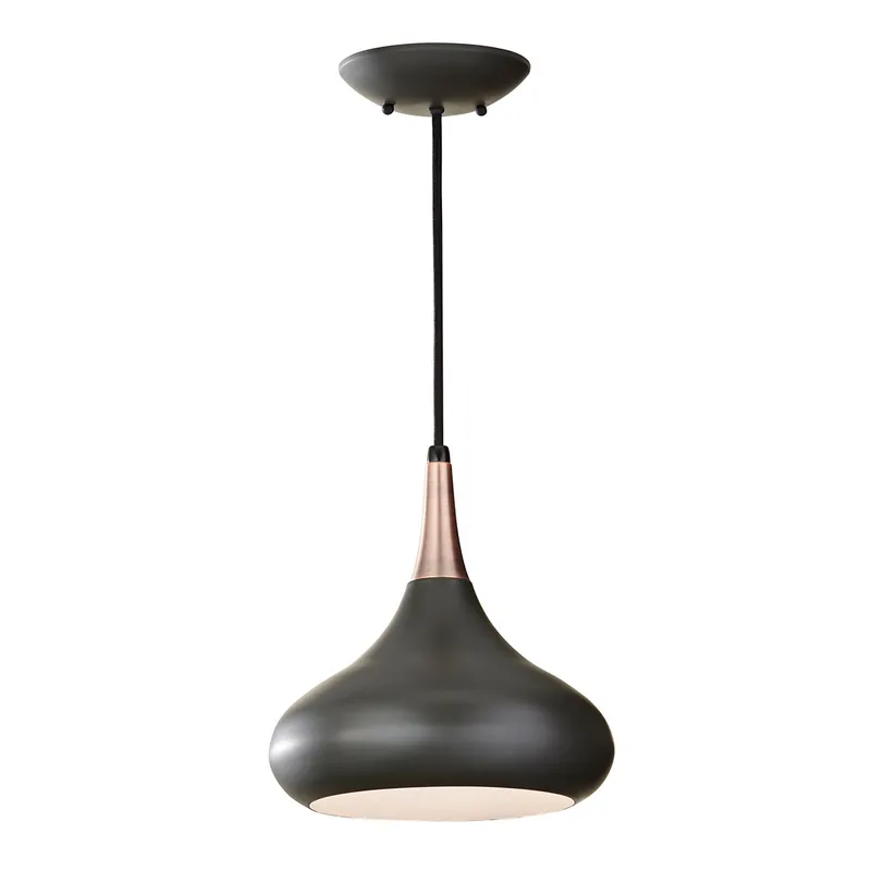 Prezzo Conveniente Lampada a sospensione media in acciaio con diffusore a 1 luce dal design moderno - 60W - IP20