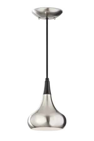 Esclusivo Lampada a sospensione piccola in acciaio diffusore a 1 luce dal design moderno - 60W - IP20