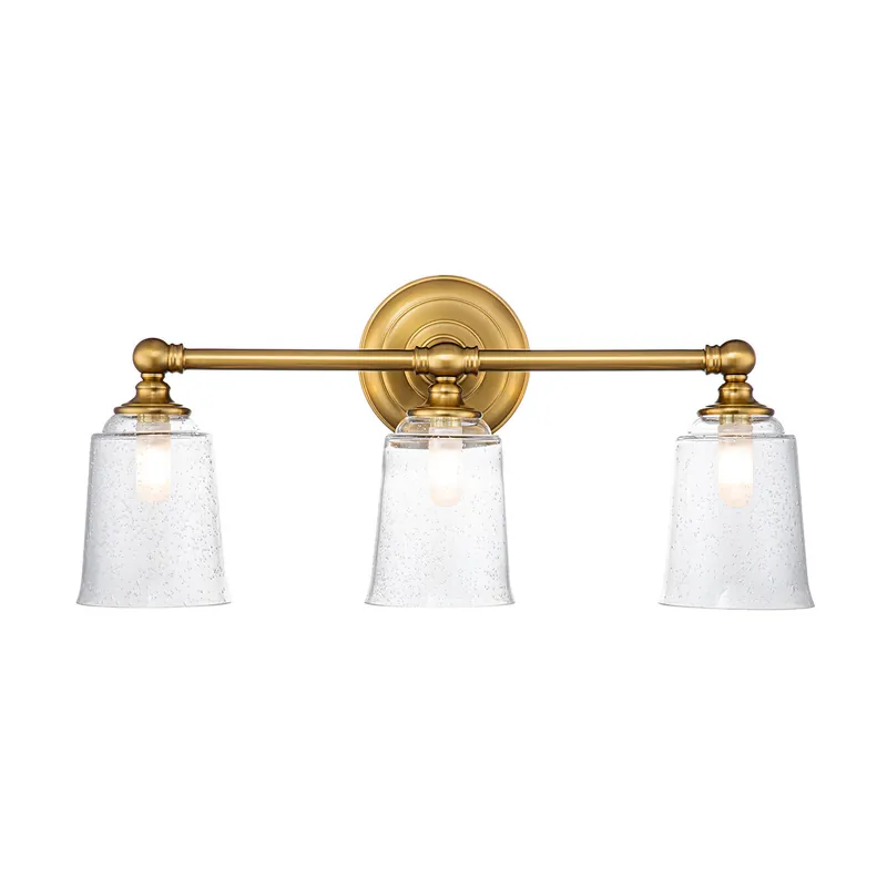 Lampada da parete in acciaio con 3 diffusori in vetro luce a LED G9 - 3W - IP44 Ultima Occasione