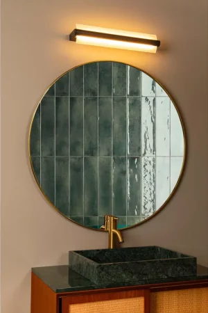 Applique da bagno a LED in metallo da design moderno - 15W - Lumen 700 - 3000k Luce Calda - IP44 Promo Stagionale
