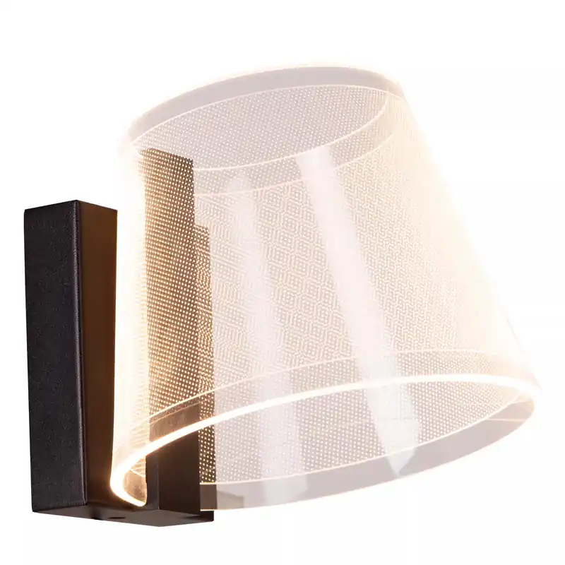 Applique da bagno a LED in metallo con diffusore in acrilico - 10W - Lumen 600 - 3000k Luce Calda - IP44 Offerta Lampo