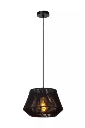 Compra Oggi Stesso Lampada a sospensione moderna struttura in metallo e diffusore in cotone - 60W - IP20