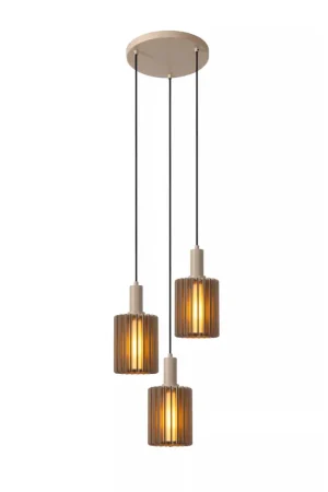 Vendita Finale Lampada a sospensione moderna con 3 diffusori in alluminio - 100W - IP20
