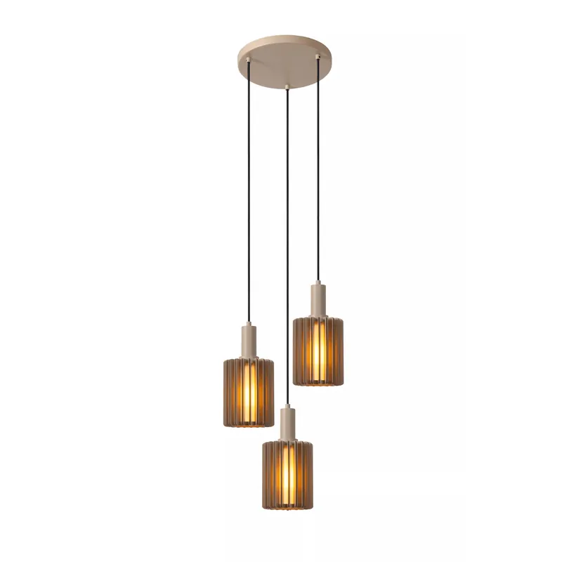 Vendita Finale Lampada a sospensione moderna con 3 diffusori in alluminio - 100W - IP20