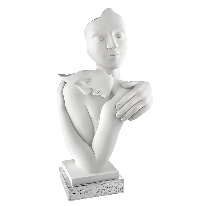 Scultura media in marmorino dal design moderno Prezzo Basso