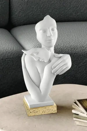 A Buon Prezzo Scultura piccola in marmorino dal design moderno