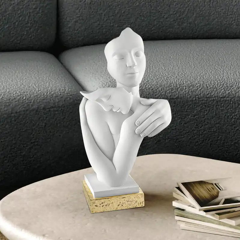 A Buon Prezzo Scultura piccola in marmorino dal design moderno