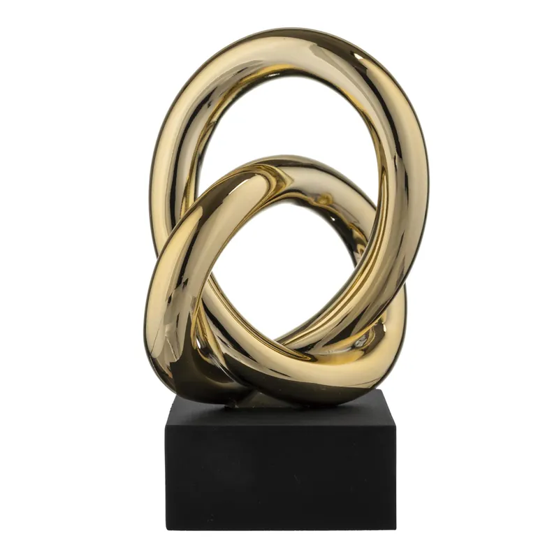 Scultura moderna in marmorino con Nodo 1 Non Perdere