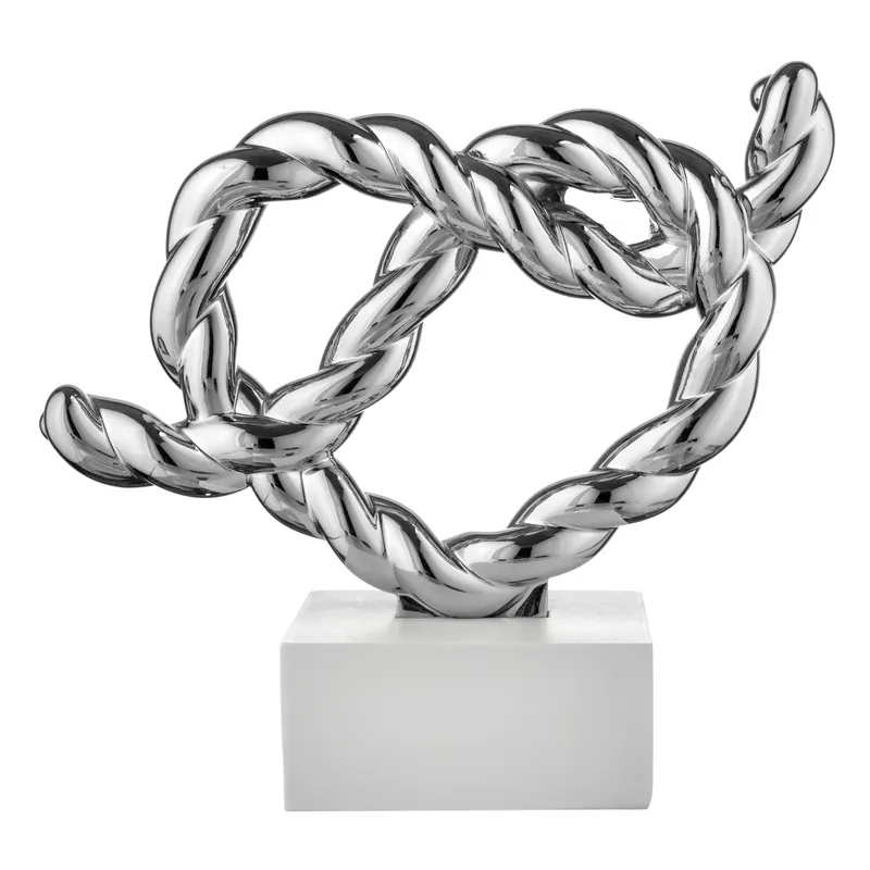 Promozione Scultura moderna in marmorino con Nodo 3