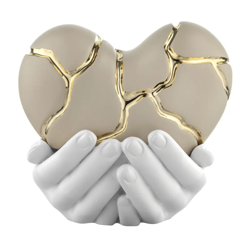 Affare Scultura in marmorino in stile kintsugi dal design moderno