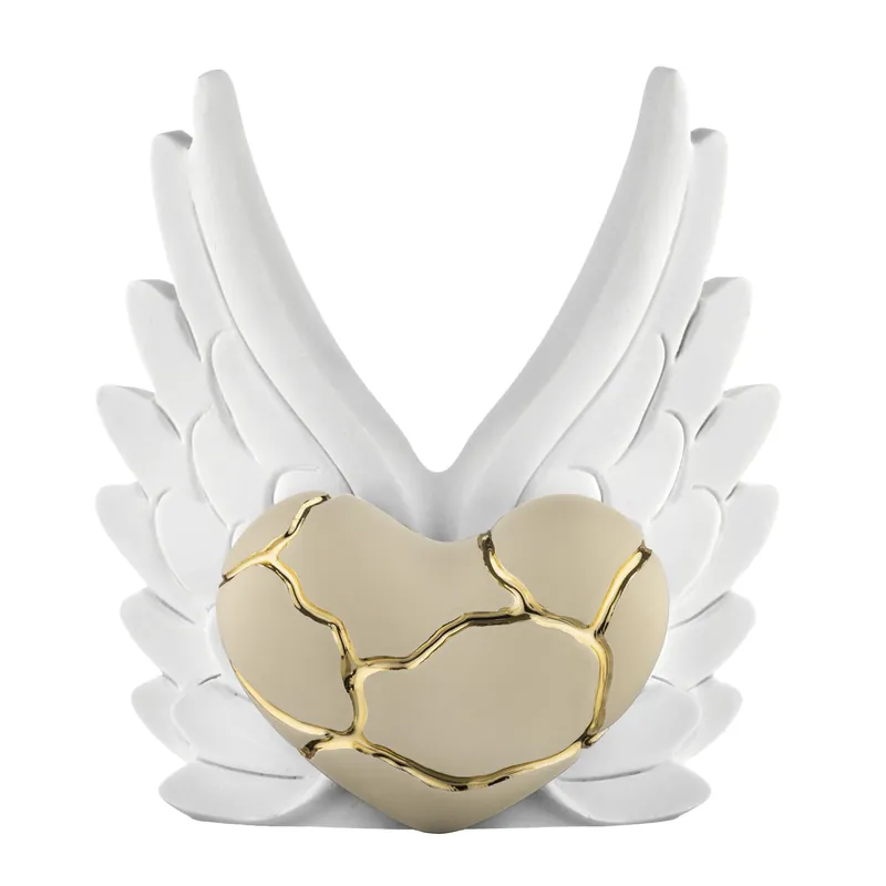 Scultura piccola in stile kintsugi dal design moderno Spedito Oggi