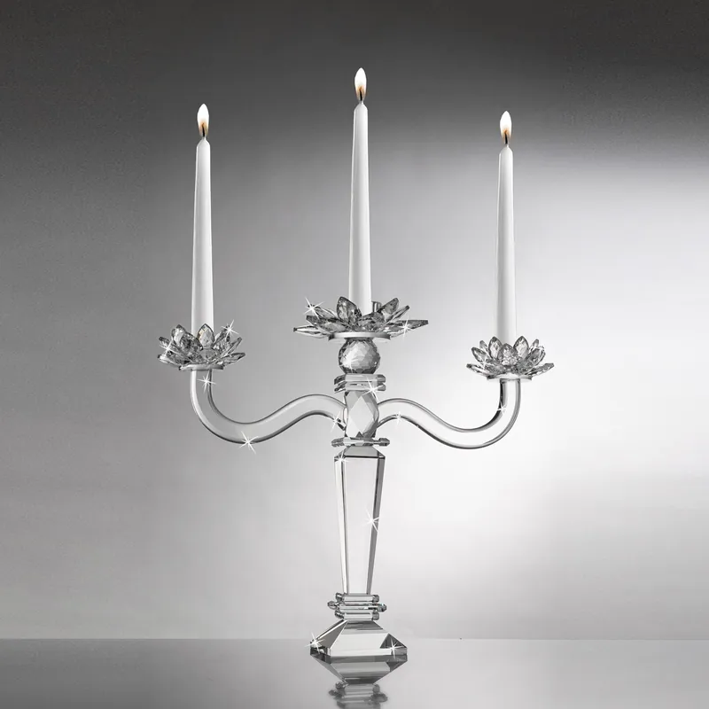 Offerta Lampo Candeliere in cristallo con 3 fuochi dal design classico ed elegante