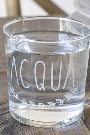 Set 6 Bicchieri Acqua in vetro Prezzo Di Fabbrica
