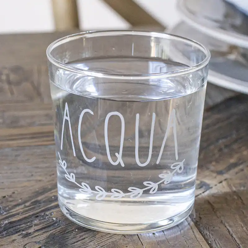 Set 6 Bicchieri Acqua in vetro Prezzo Di Fabbrica