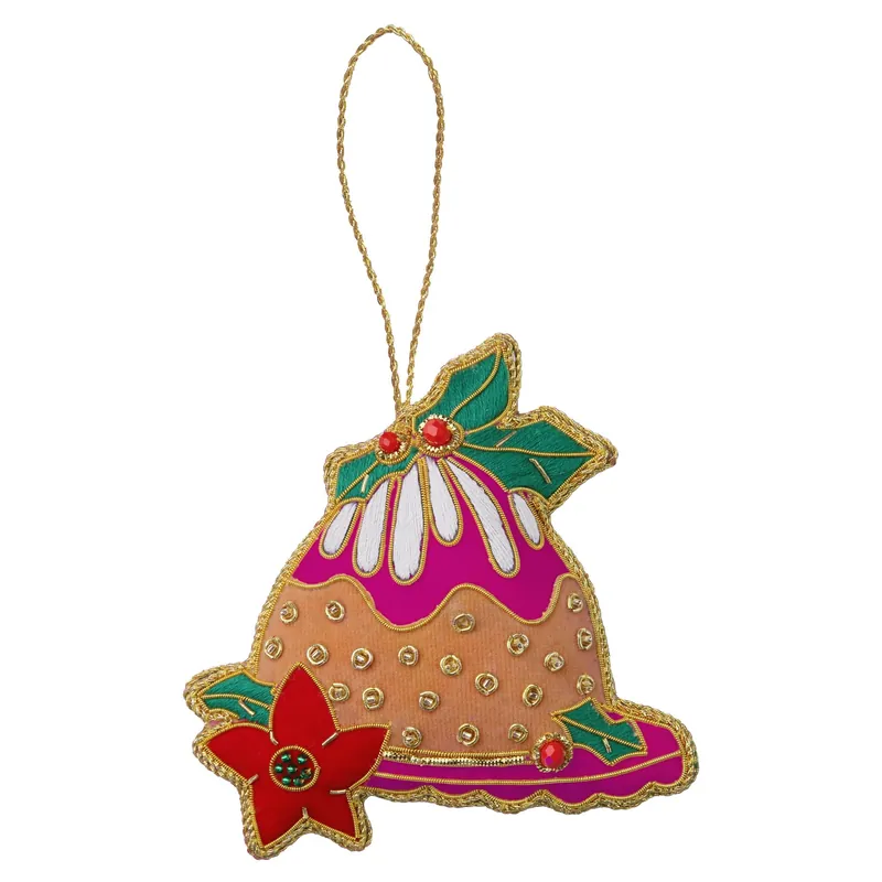 A Buon Prezzo Decorazione per albero di natale dolce ricamato a mano
